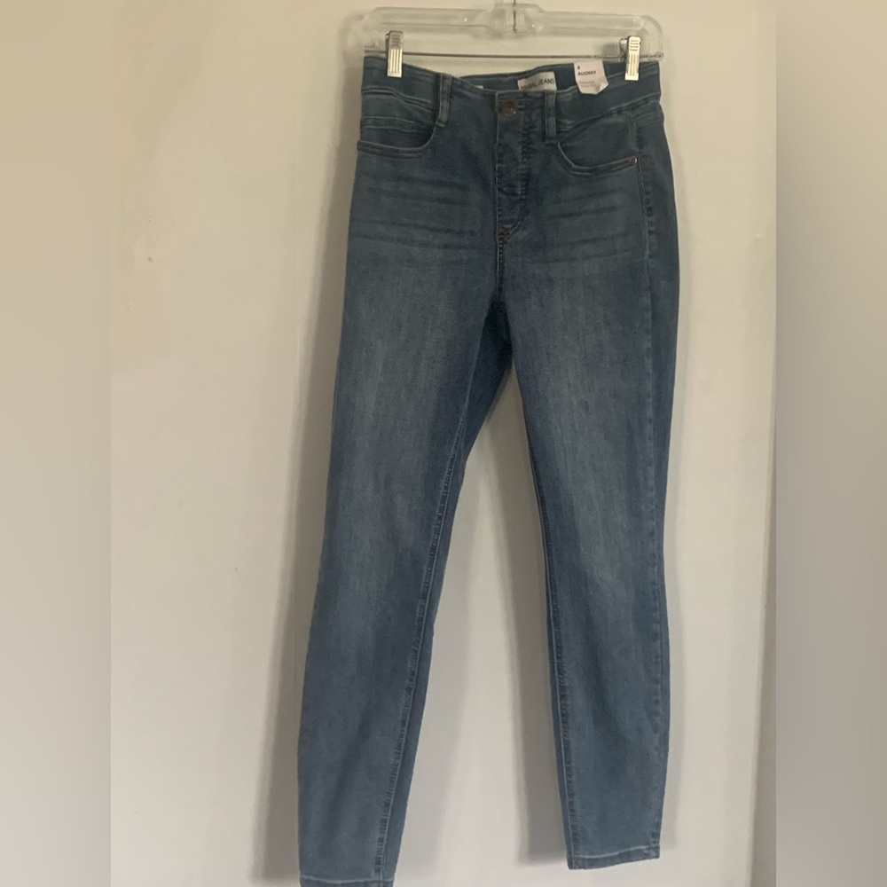 NWT Tribal Audrey Mid-Rise Icon Fit Classic Blue Women's Jeans